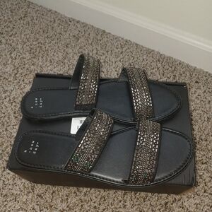 A New Day Black Sandals
